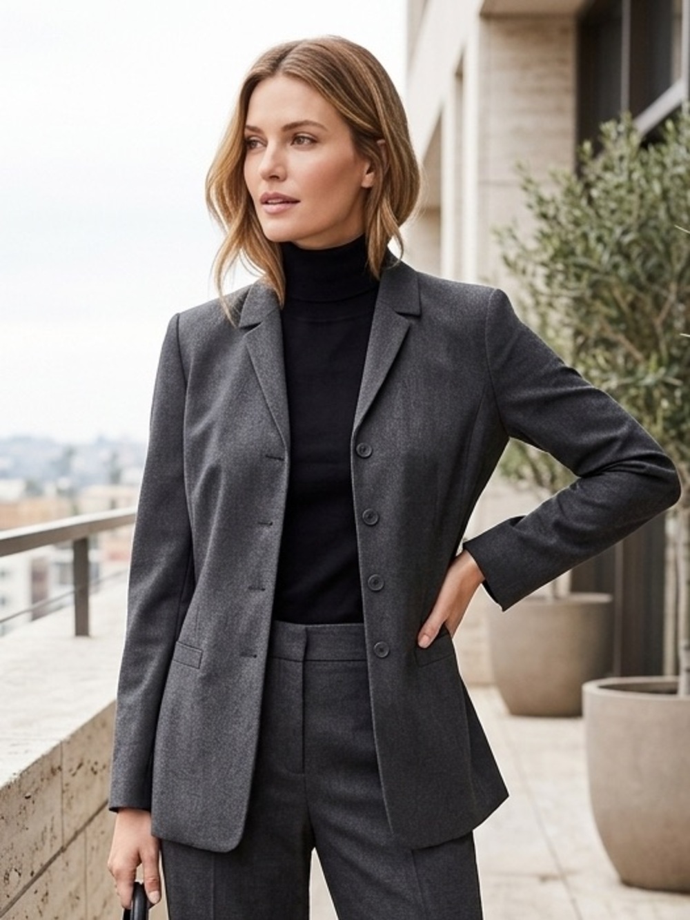 NEW Vintage ANN TAYLOR LOFT Women Brown Black Gold Jacket Blazer Size 4 workwear